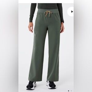 Figs High Waisted Isabel Wide Leg Scrub Pants